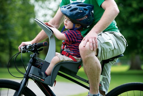 infant bike seat front