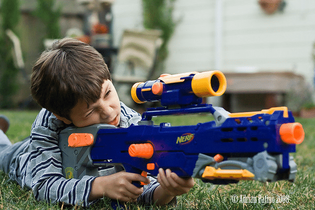 nerf gun for 5 year old